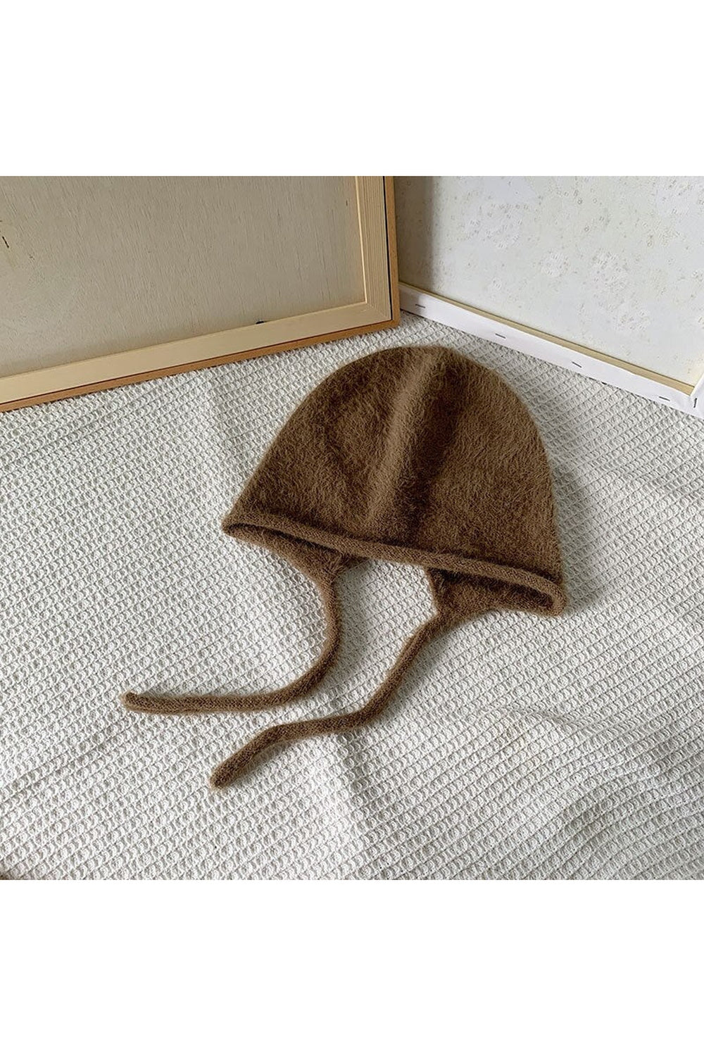 Y2k Checkerboard Lei Feng Ear Warmer Cap