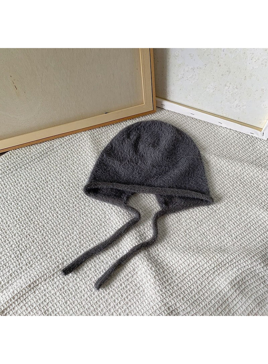 Y2k Checkerboard Lei Feng Ear Warmer Cap