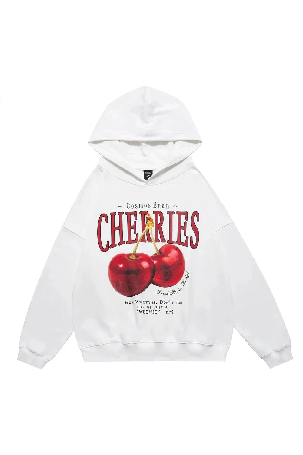 Y2k Cherries Print Harajuku Hoodie