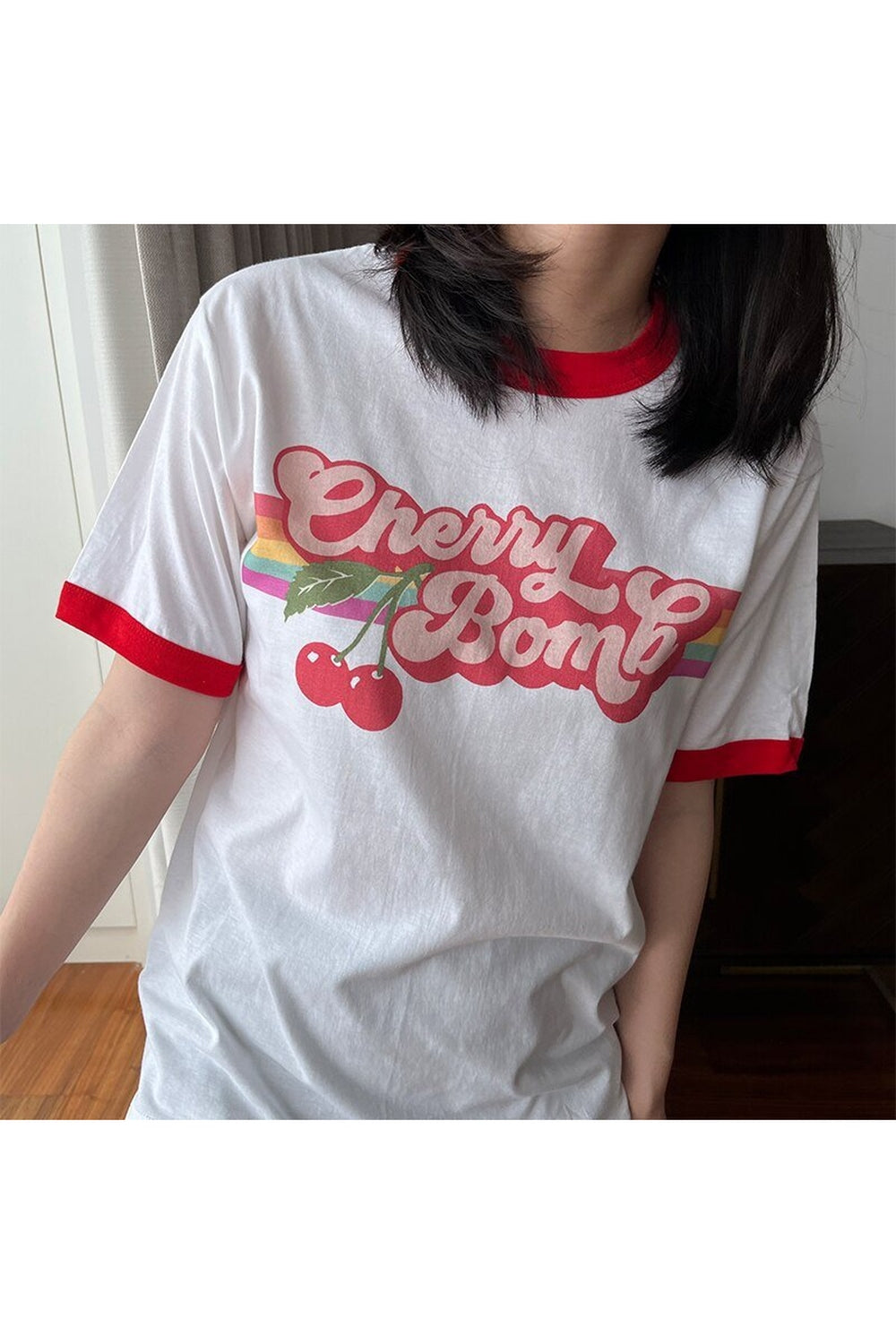 Y2k Cherry Bomb Aesthetic T-shirt