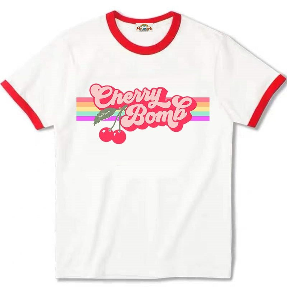 Y2k Cherry Bomb Aesthetic T-shirt