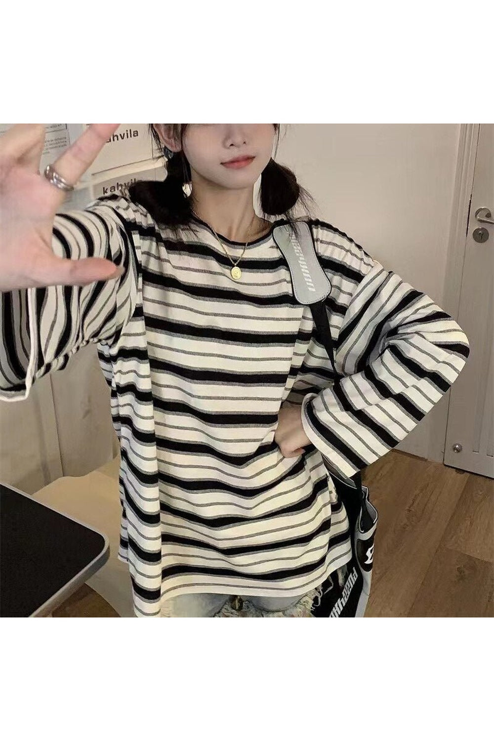 Y2k Chic Striped Unisex Long Sleeve T-shirt