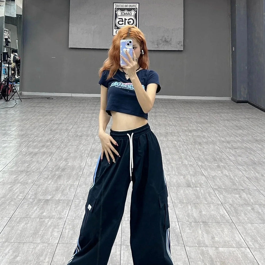 Y2k Chic Wide Leg Pants