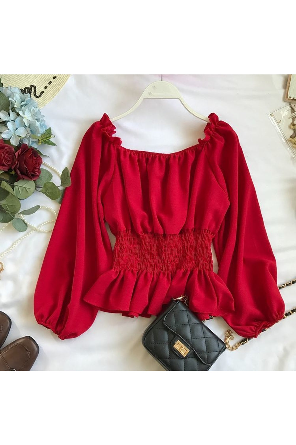 Y2k Chiffon Fashion Blouse