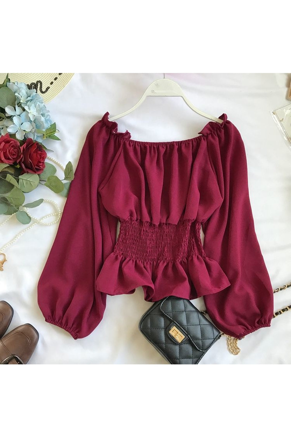 Y2k Chiffon Fashion Blouse