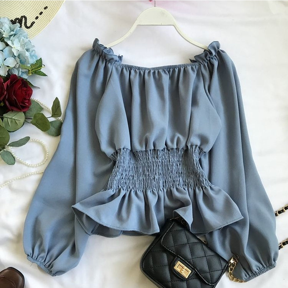 Y2k Chiffon Fashion Blouse