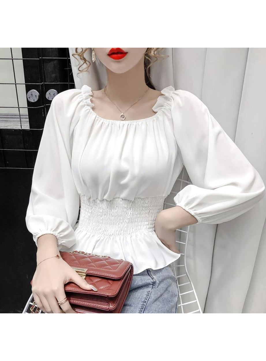 Y2k Chiffon Fashion Blouse