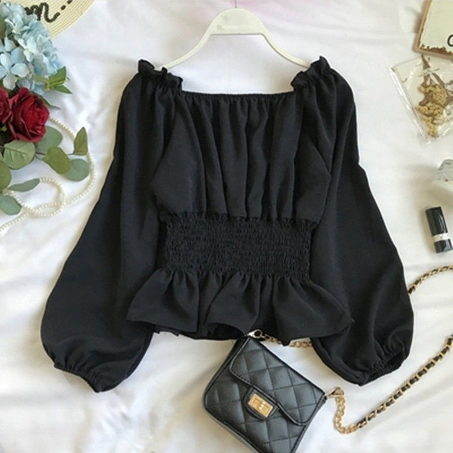 Y2k Chiffon Fashion Blouse