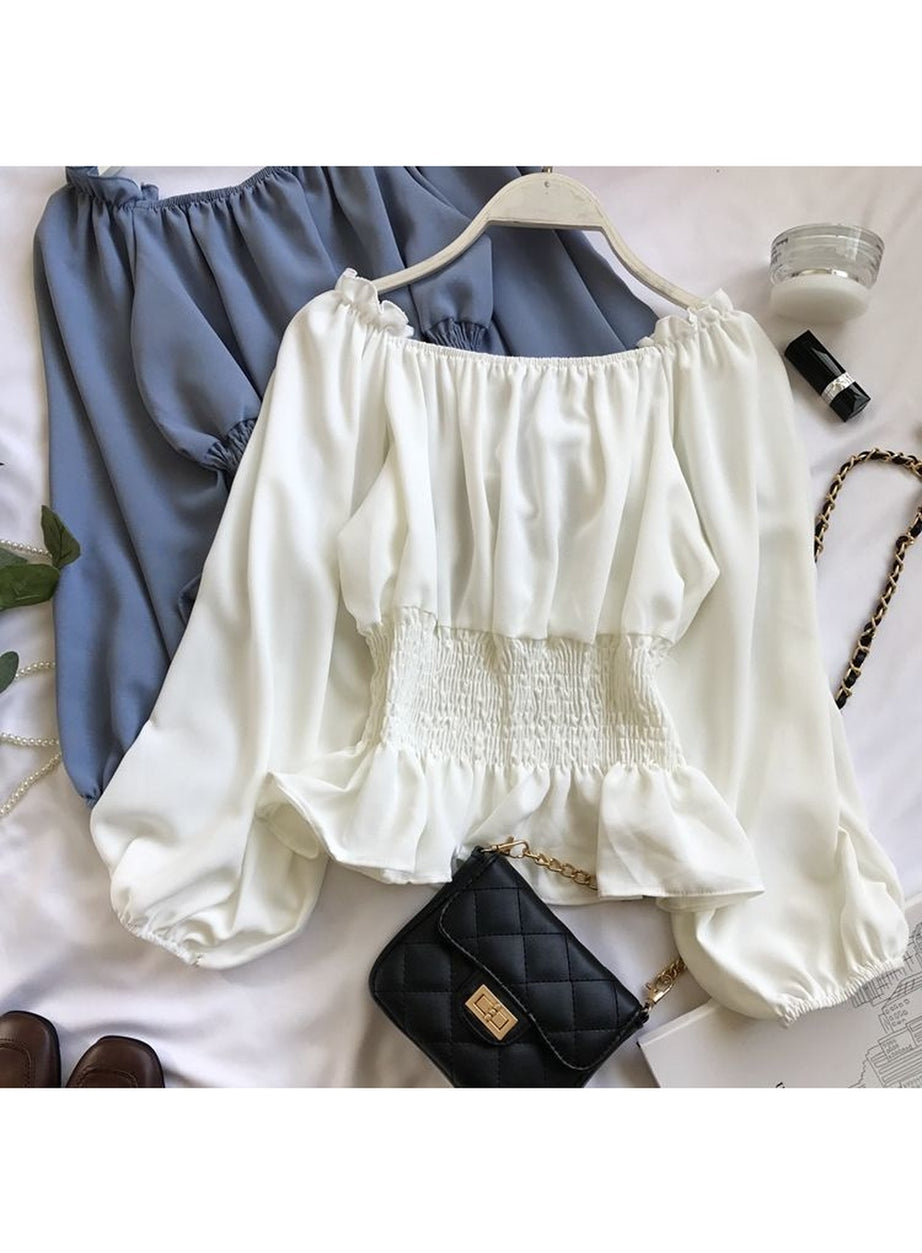 Y2k Chiffon Fashion Blouse