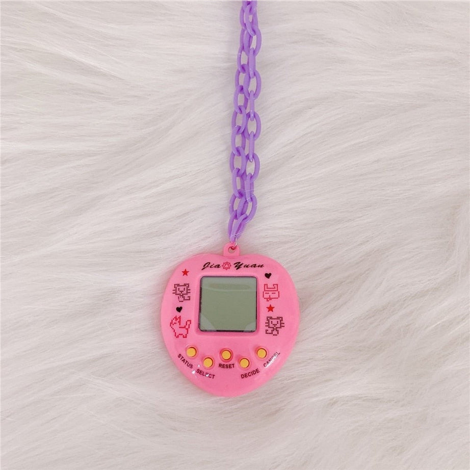 Y2k Childlike Tamagotchi Necklace