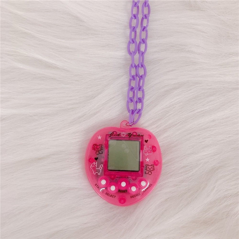 Y2k Childlike Tamagotchi Necklace