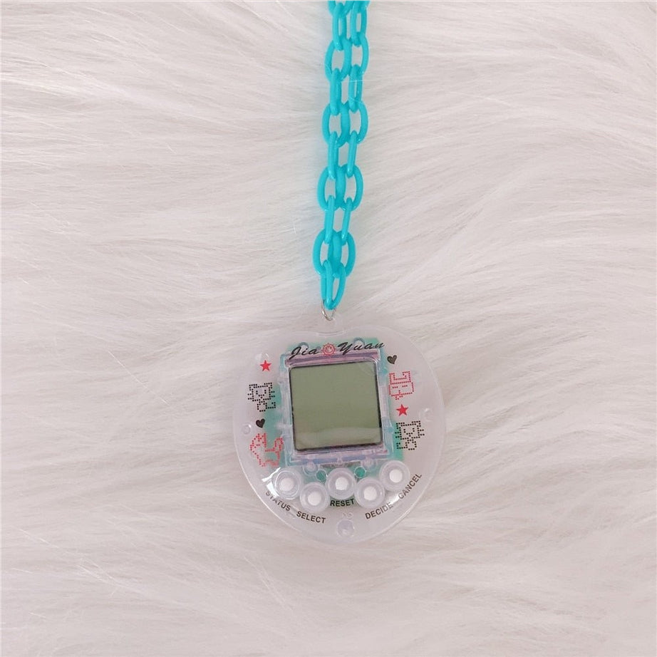 Y2k Childlike Tamagotchi Necklace