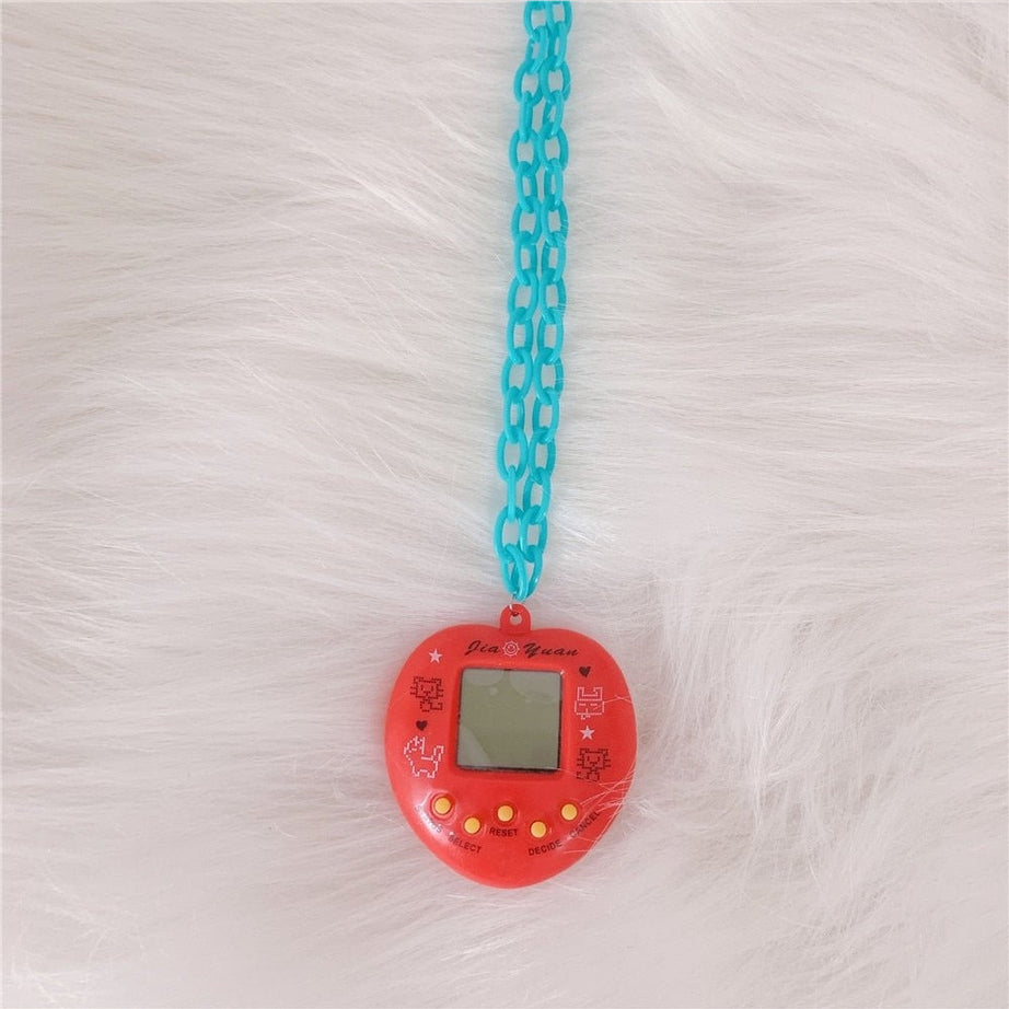Y2k Childlike Tamagotchi Necklace