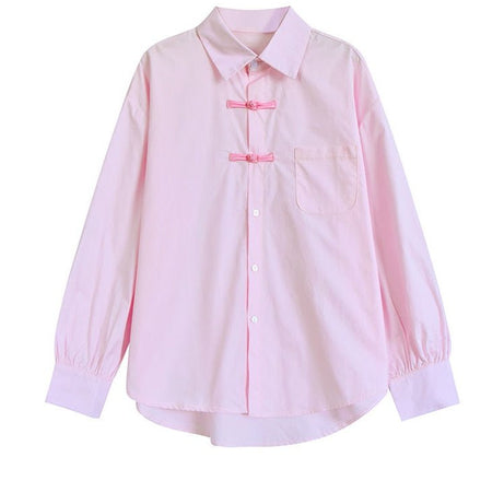 Chinese Loose Y2K Blouse - Blouses