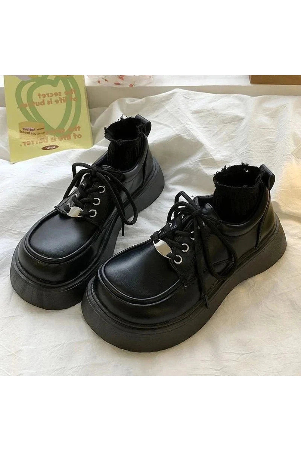Y2k Chocolate Chunky Platform Shoes