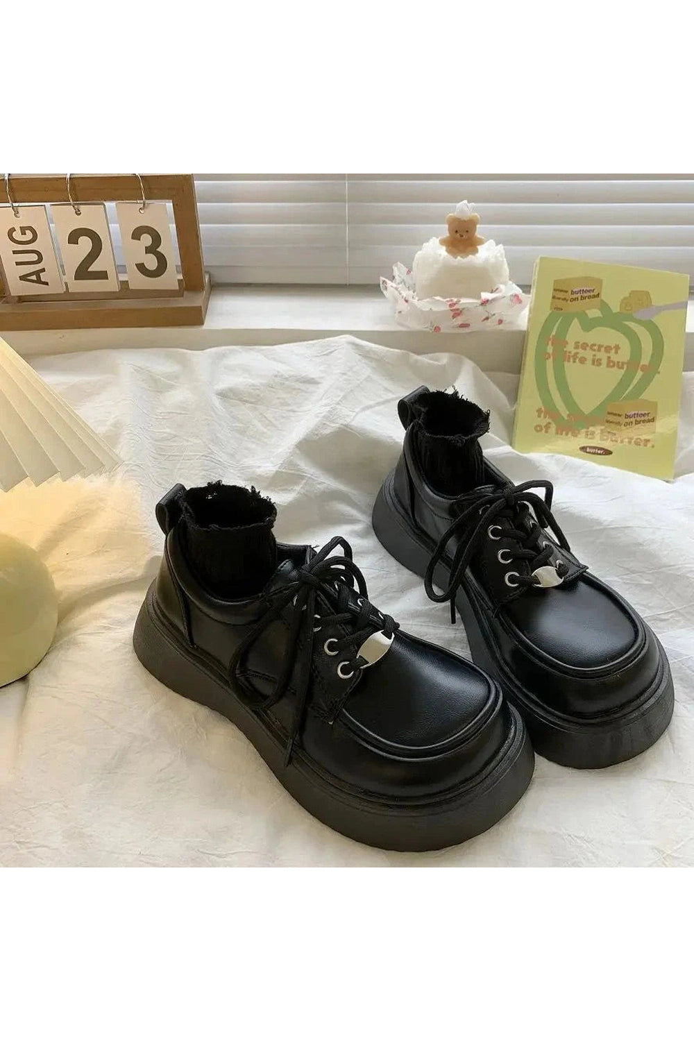 Y2k Chocolate Chunky Platform Shoes