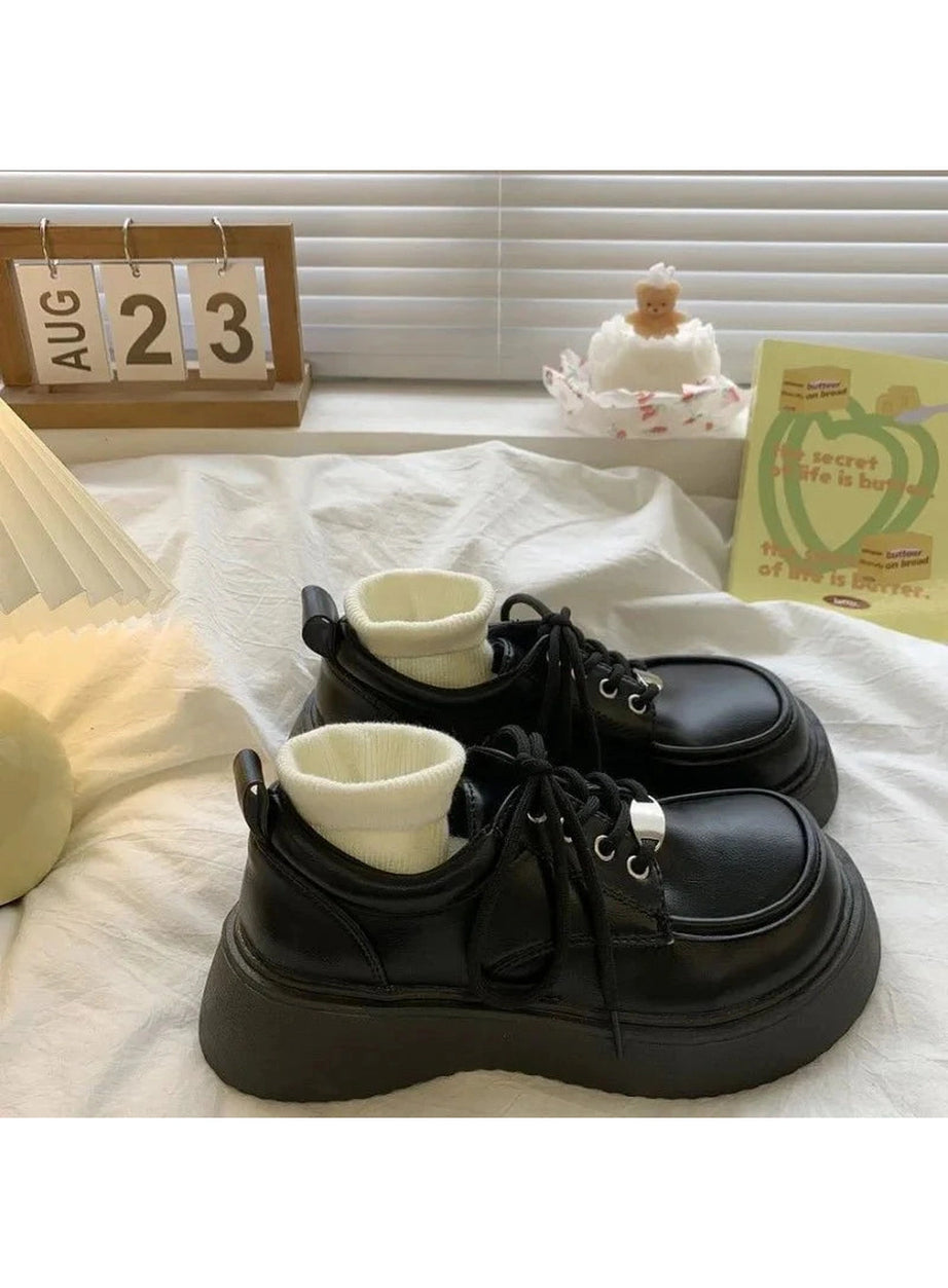 Y2k Chocolate Chunky Platform Shoes