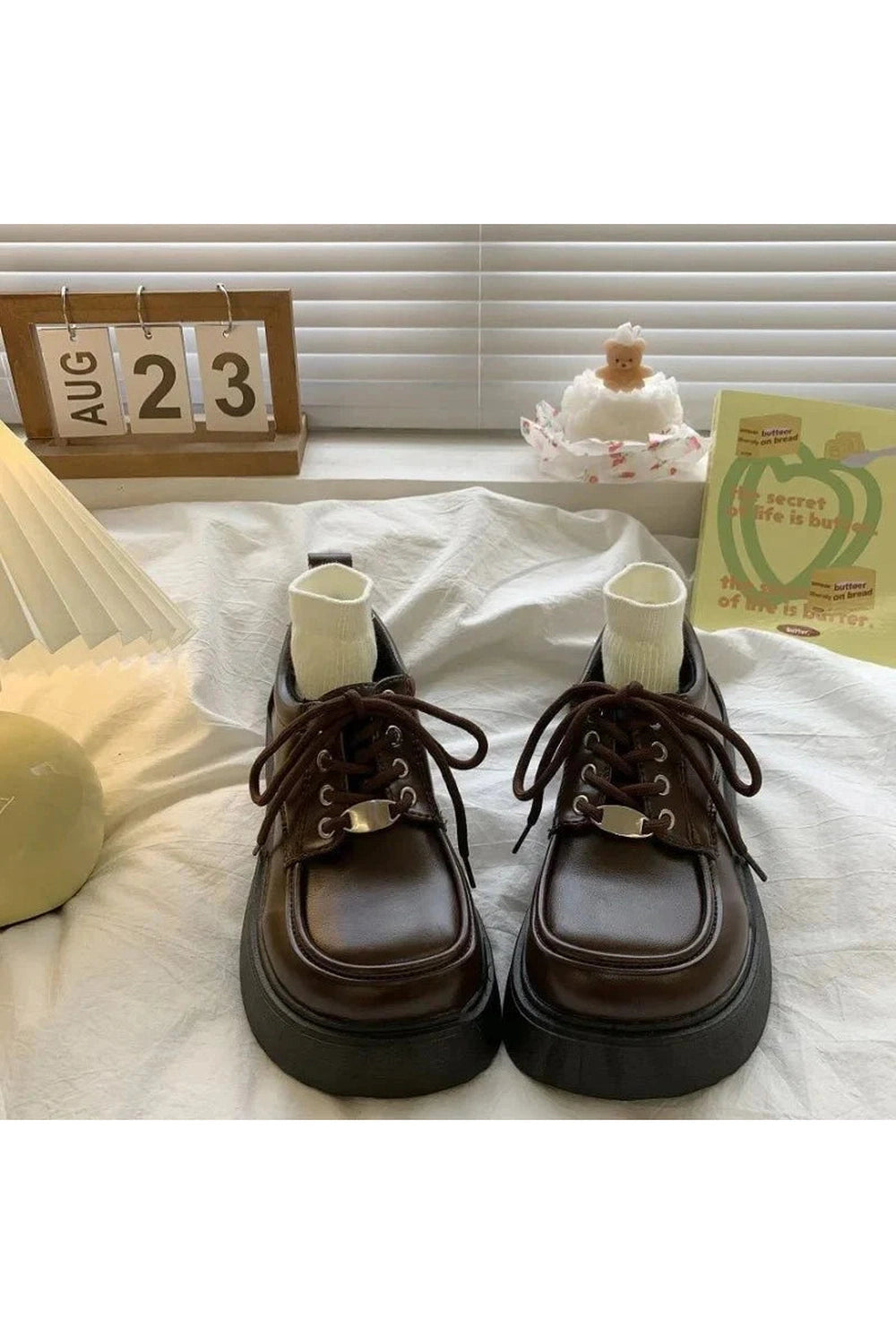 Y2k Chocolate Chunky Platform Shoes