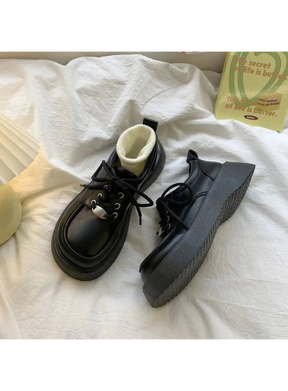 Y2k Chocolate Chunky Platform Shoes