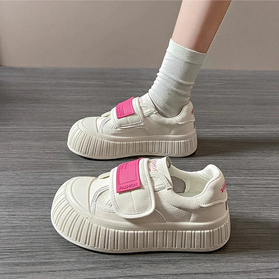 Y2k Chunky Velcro Platform Sneakers