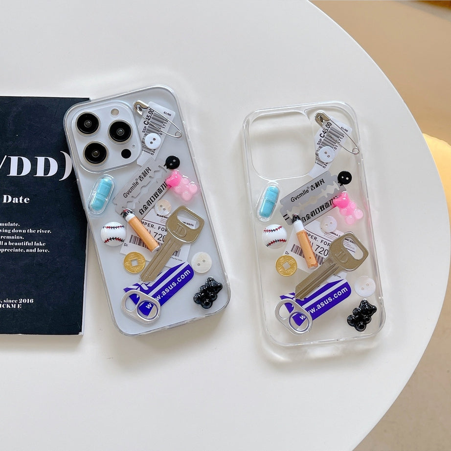 Y2k Cigarette & Knife iPhone Case