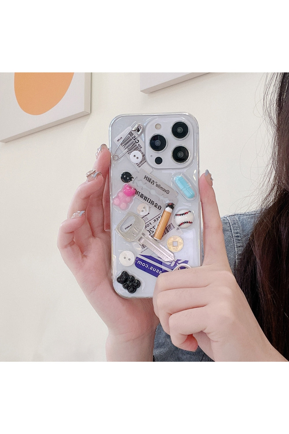 Y2k Cigarette & Knife iPhone Case