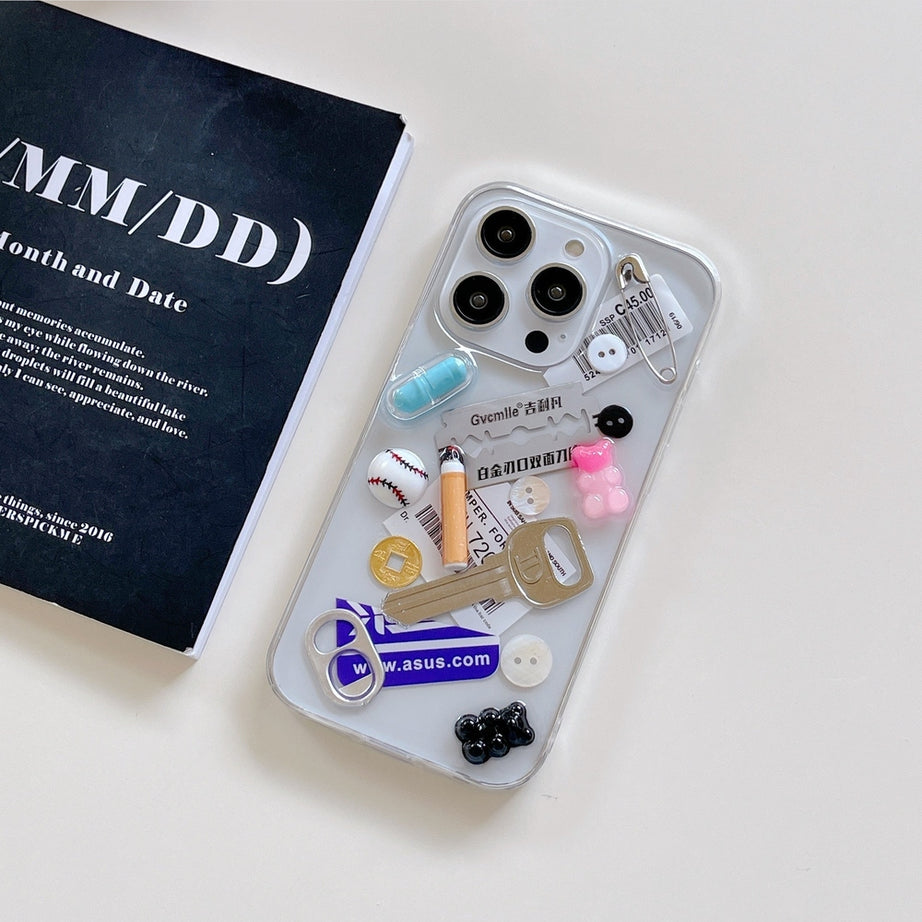 Y2k Cigarette & Knife iPhone Case