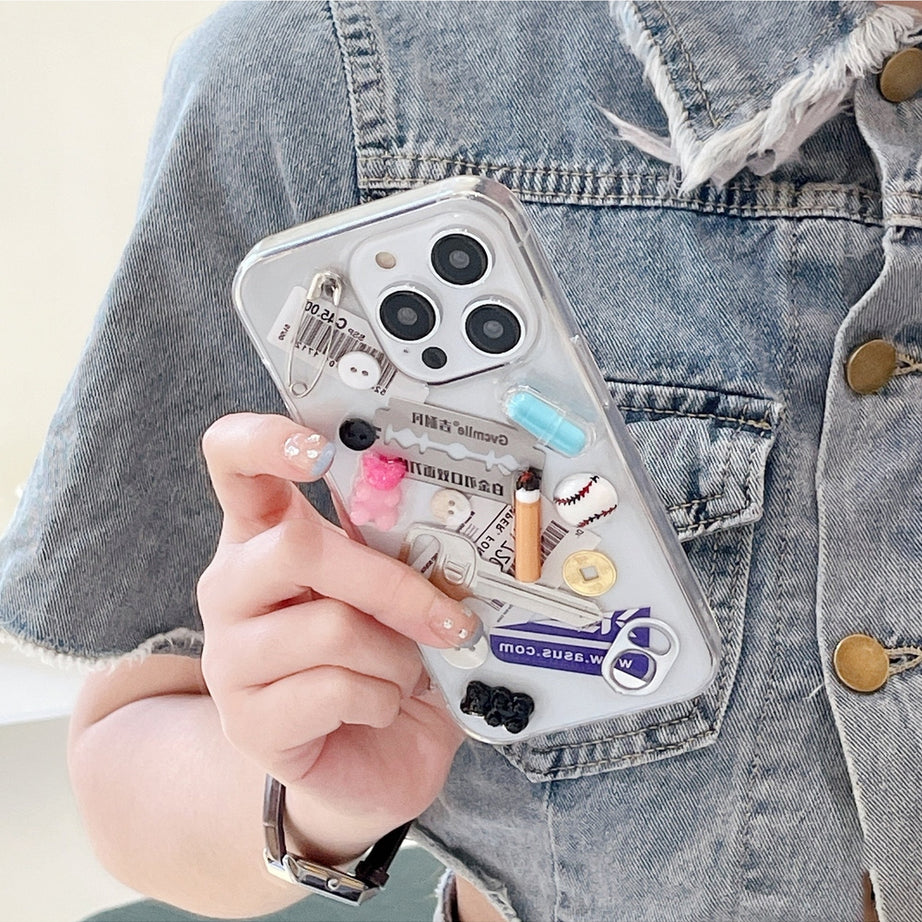 Y2k Cigarette & Knife iPhone Case