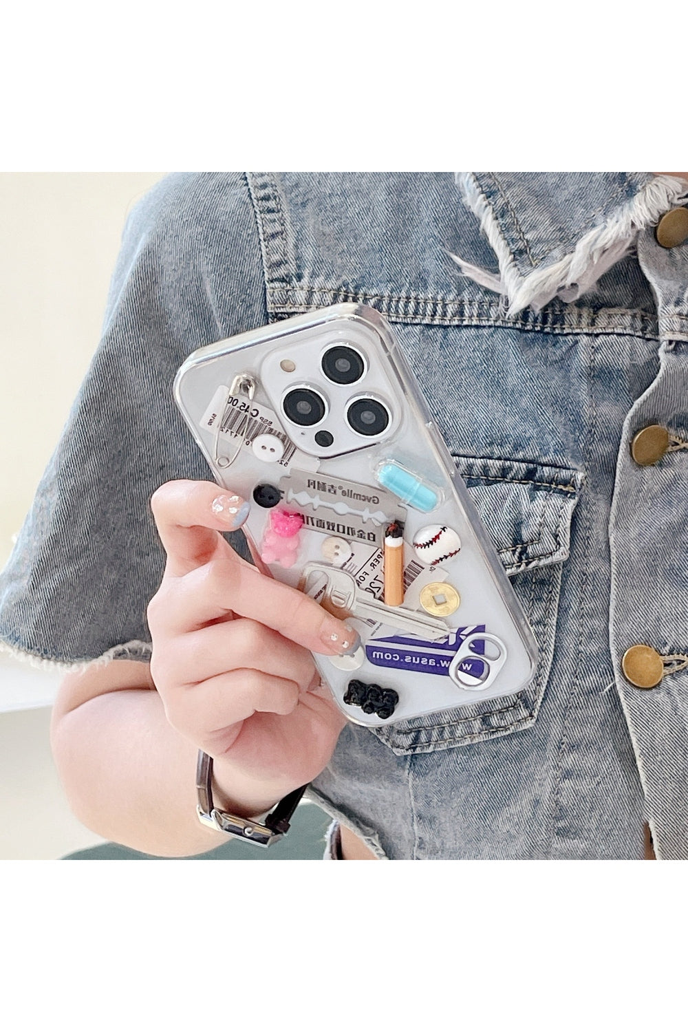 Y2k Cigarette & Knife iPhone Case