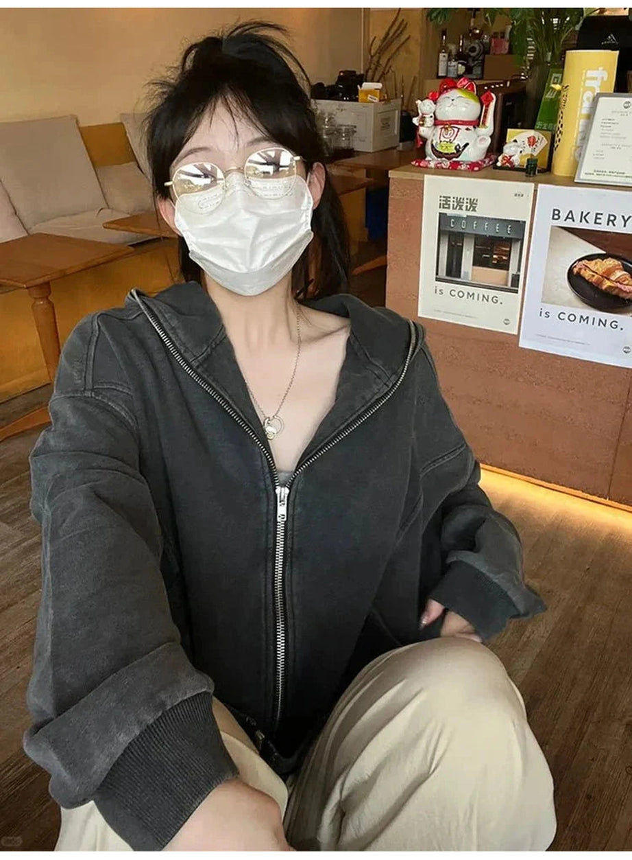 Y2k City Sleek Hoodie