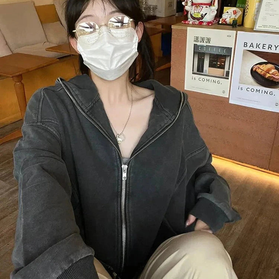 Y2k City Sleek Hoodie