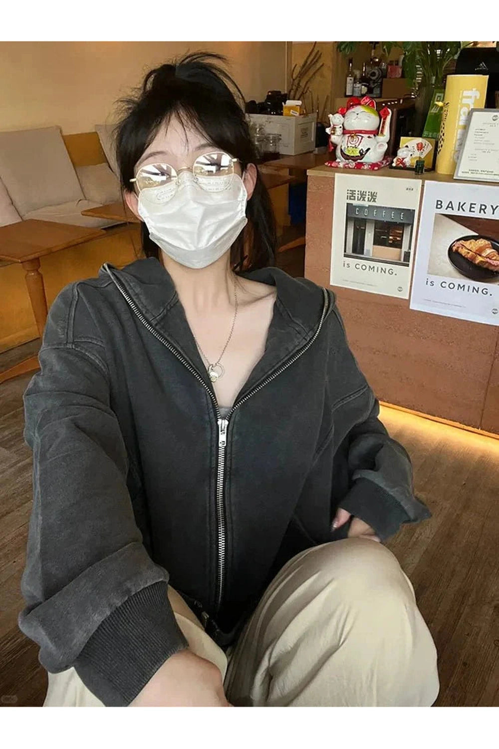 Y2k City Sleek Hoodie