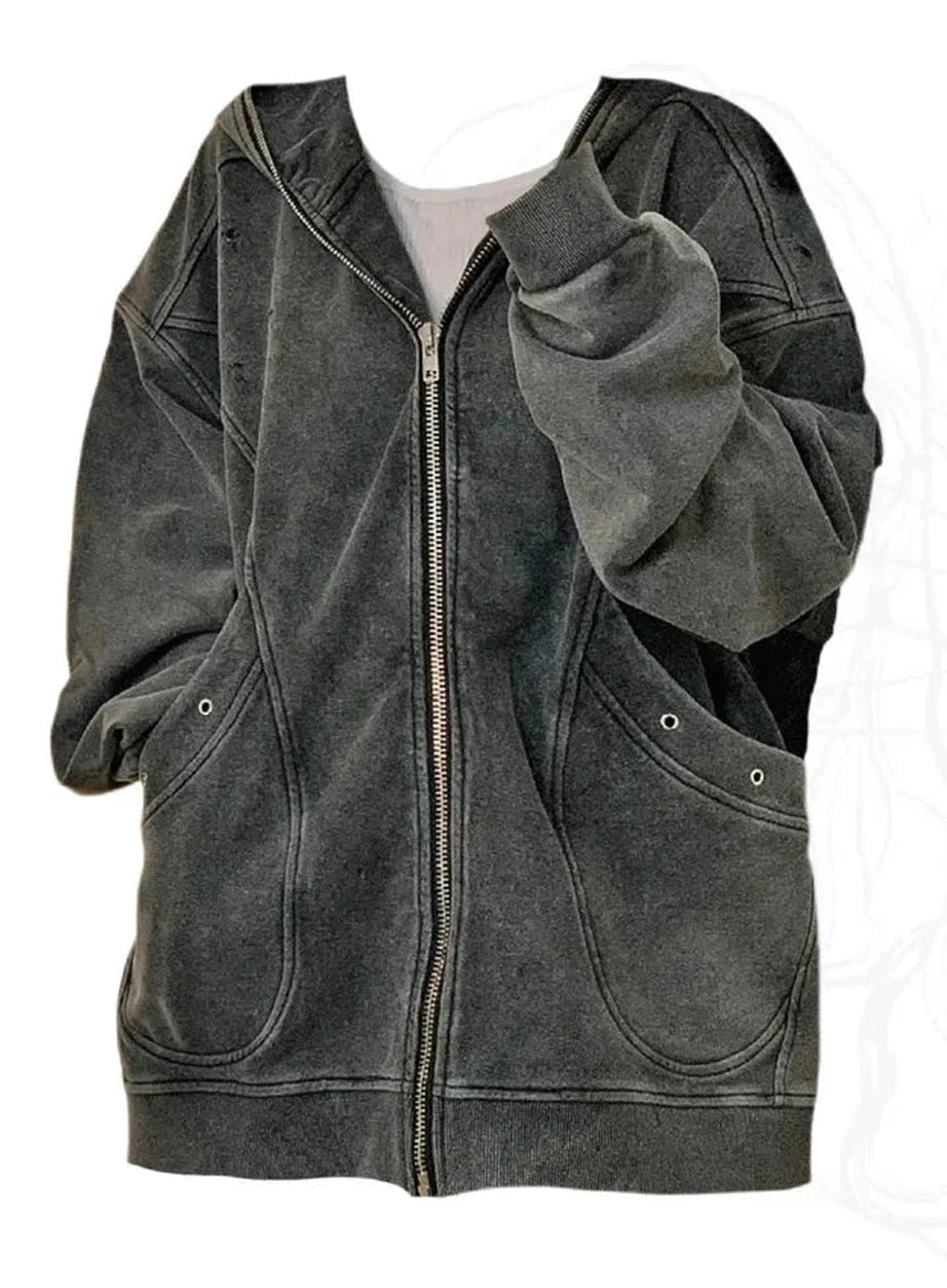 Y2k City Sleek Hoodie