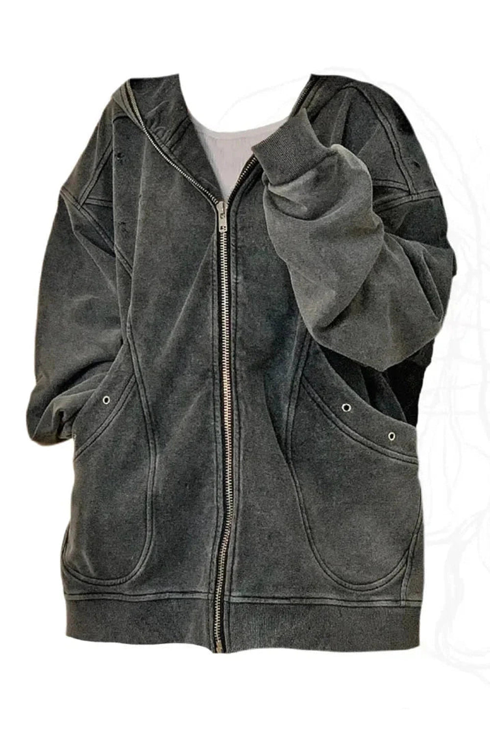 Y2k City Sleek Hoodie