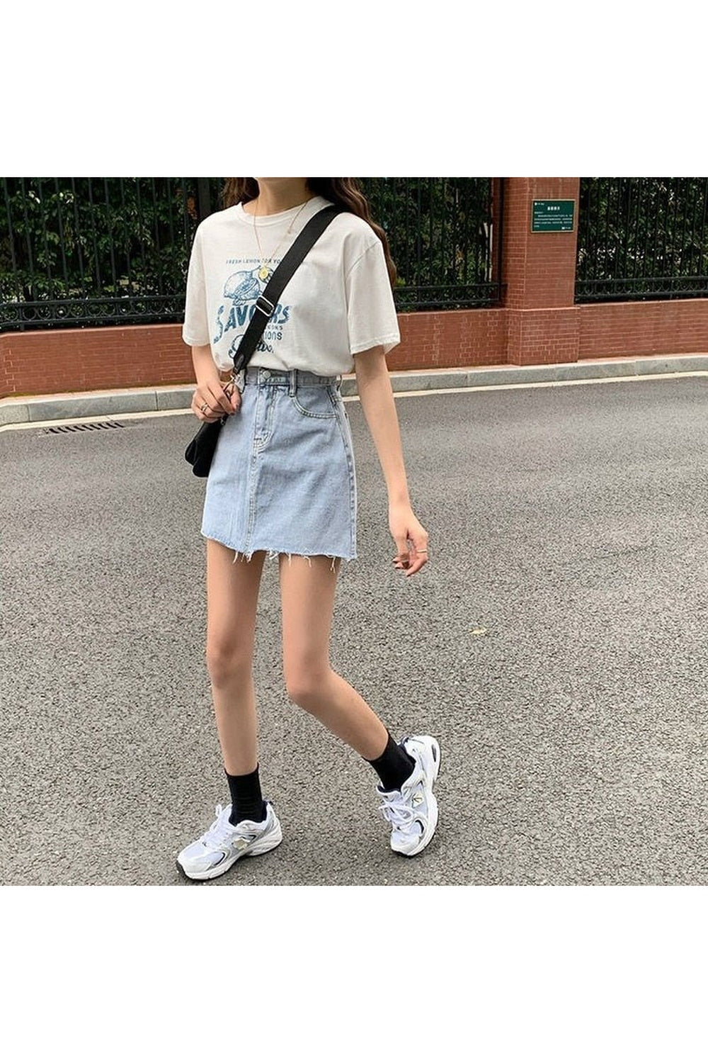 Y2k Classic Denim Mini Skirt