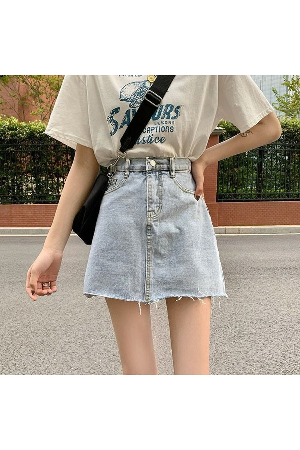 Y2k Classic Denim Mini Skirt