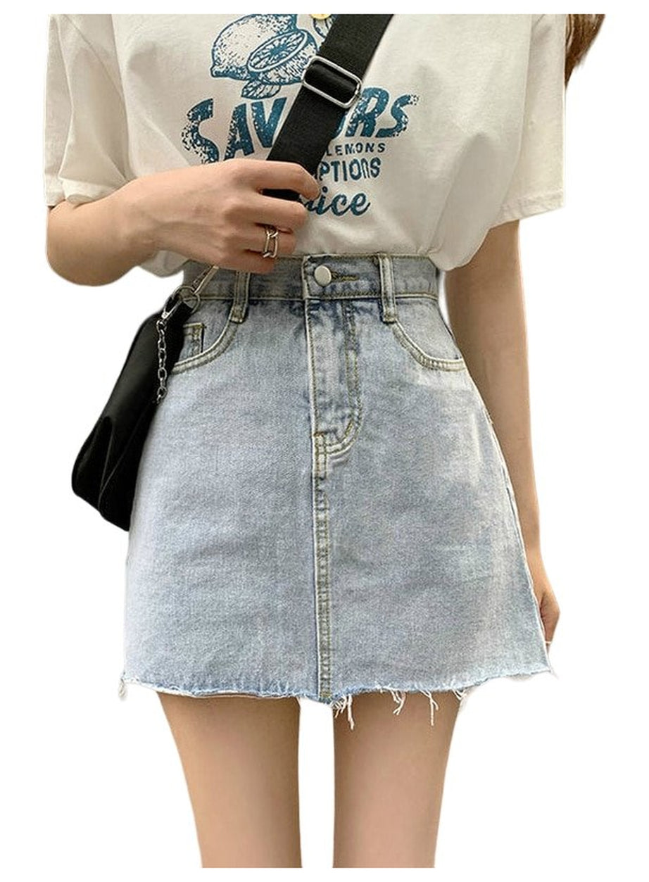Y2k Classic Denim Mini Skirt