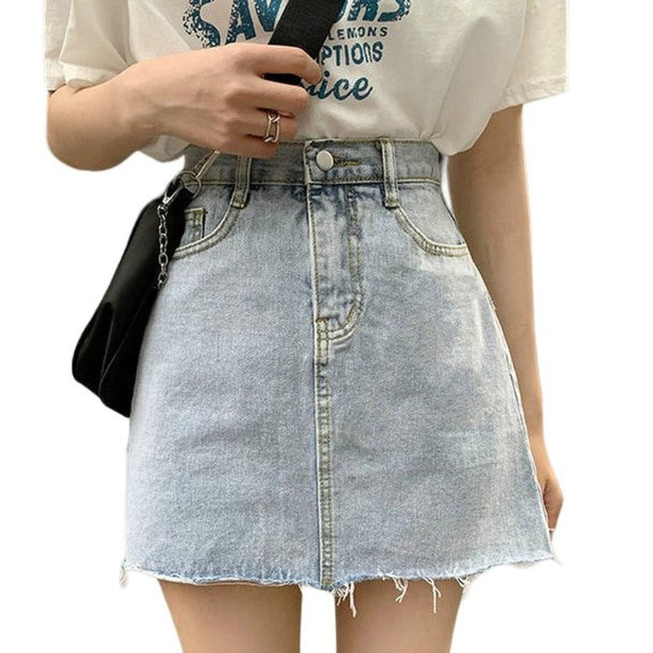 Y2k Classic Denim Mini Skirt