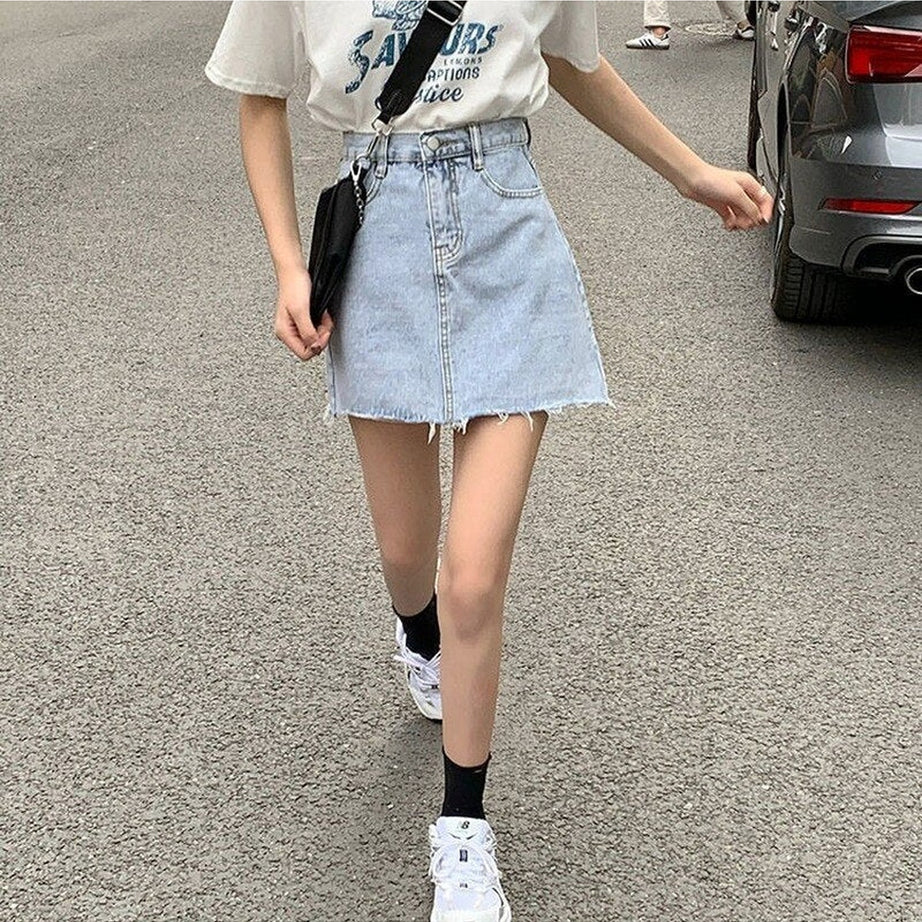 Y2k Classic Denim Mini Skirt