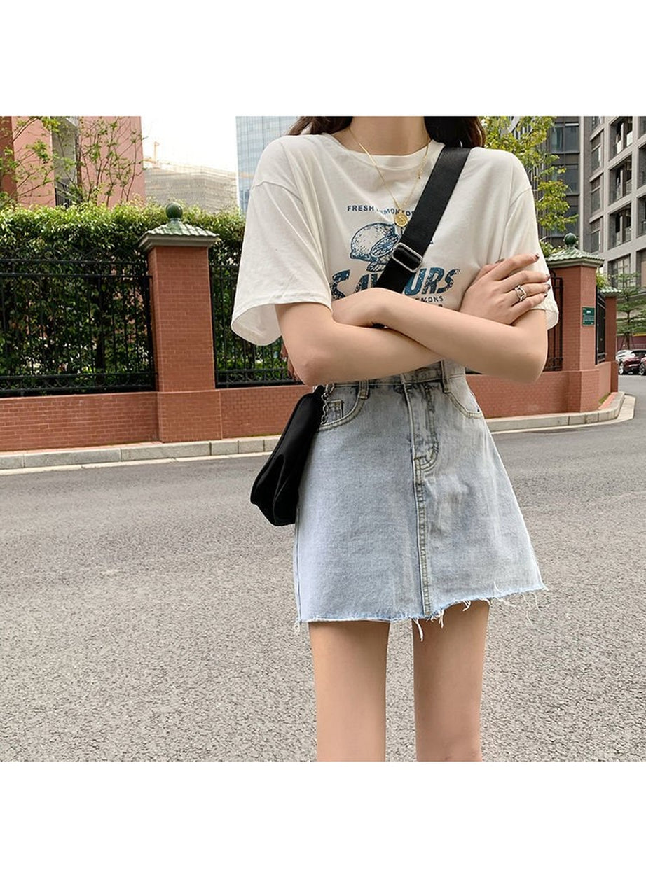 Y2k Classic Denim Mini Skirt