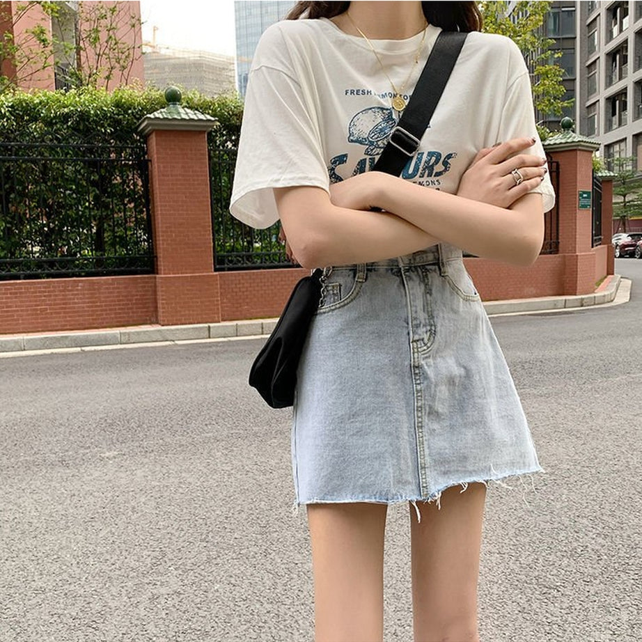 Y2k Classic Denim Mini Skirt