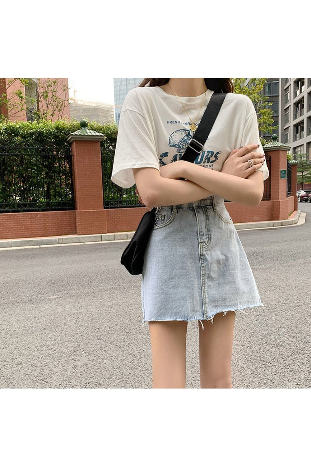 Y2k Classic Denim Mini Skirt