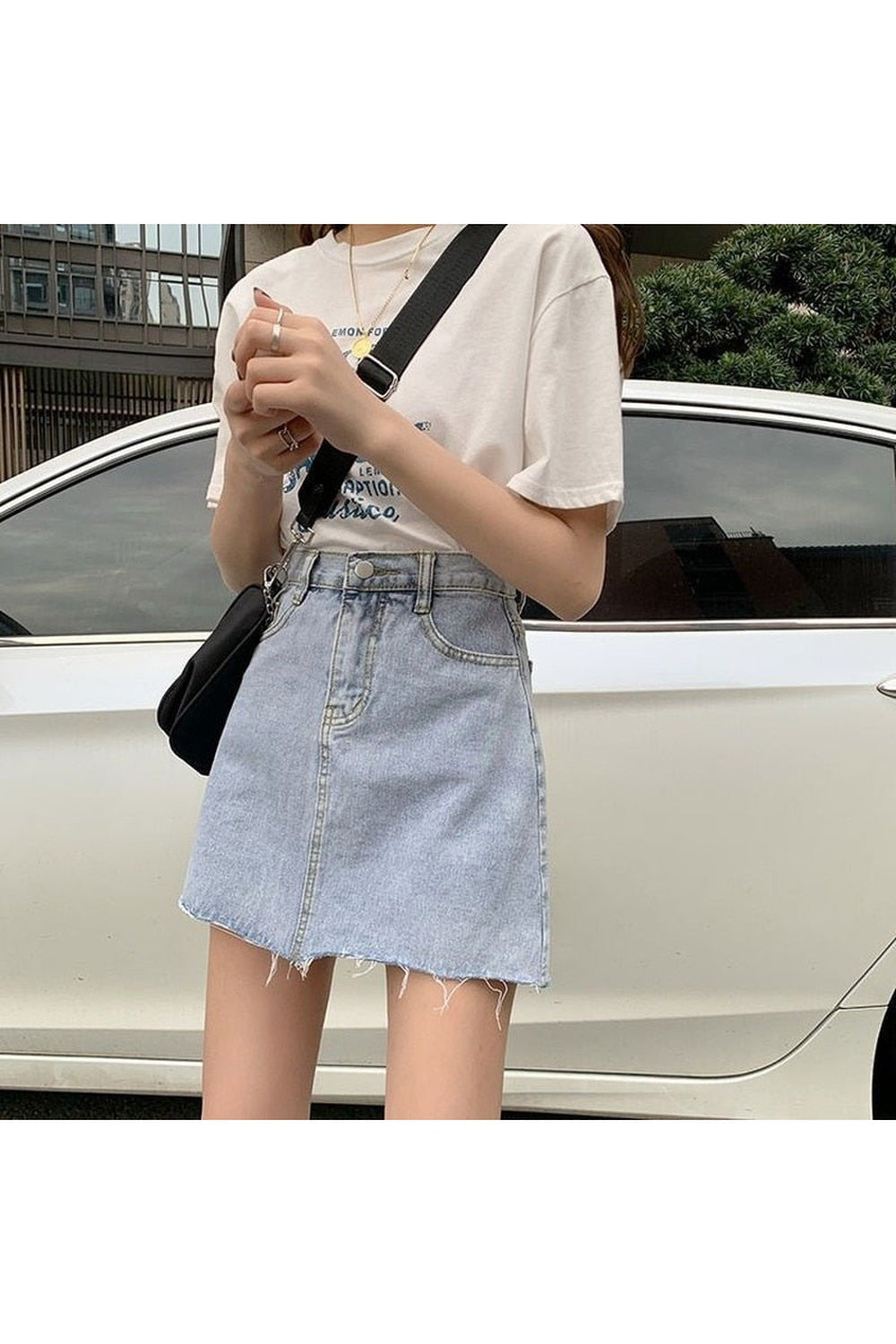 Y2k Classic Denim Mini Skirt