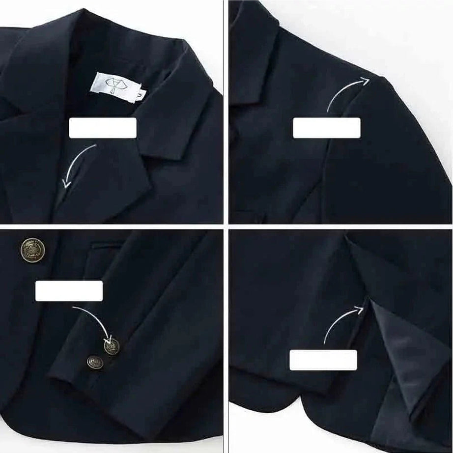 Y2k Classic Preppy School Outfit Set