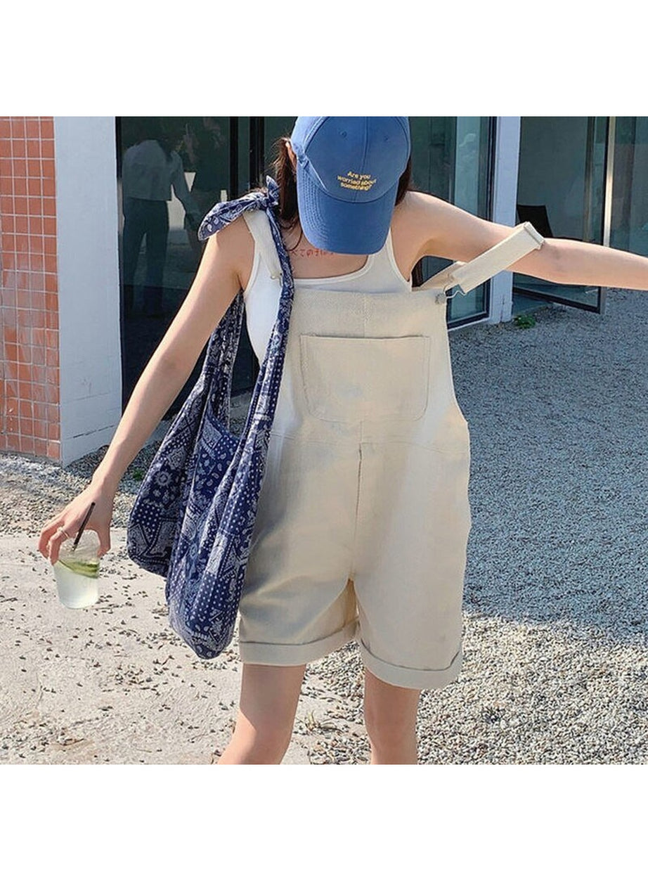 Y2k Clean Girl Aesthetic Simple Jumpsuit