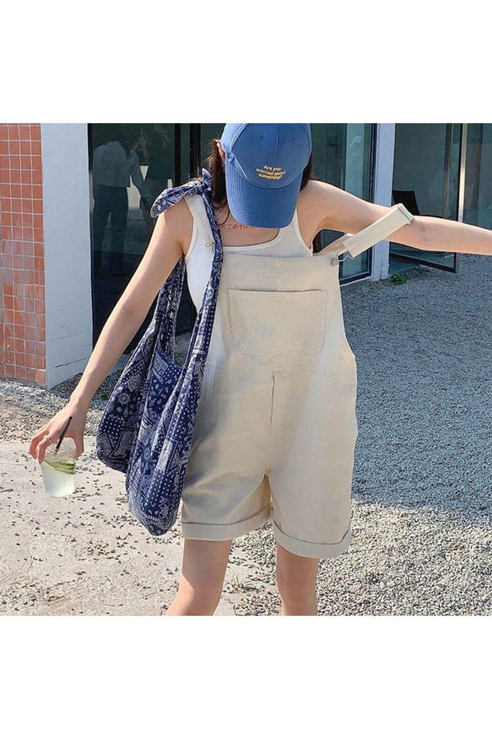 Y2k Clean Girl Aesthetic Simple Jumpsuit