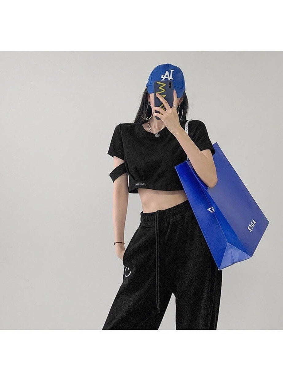 Y2k Clean Girl Summer Crop Top