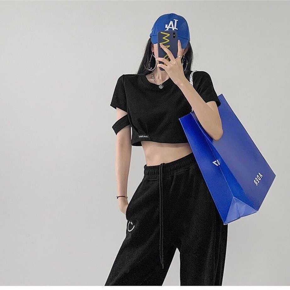 Y2k Clean Girl Summer Crop Top