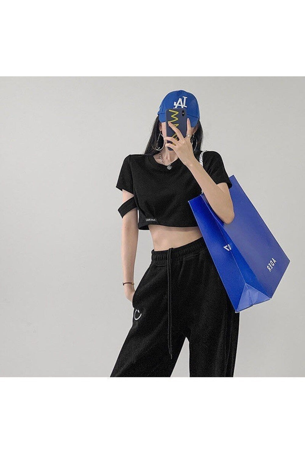 Y2k Clean Girl Summer Crop Top