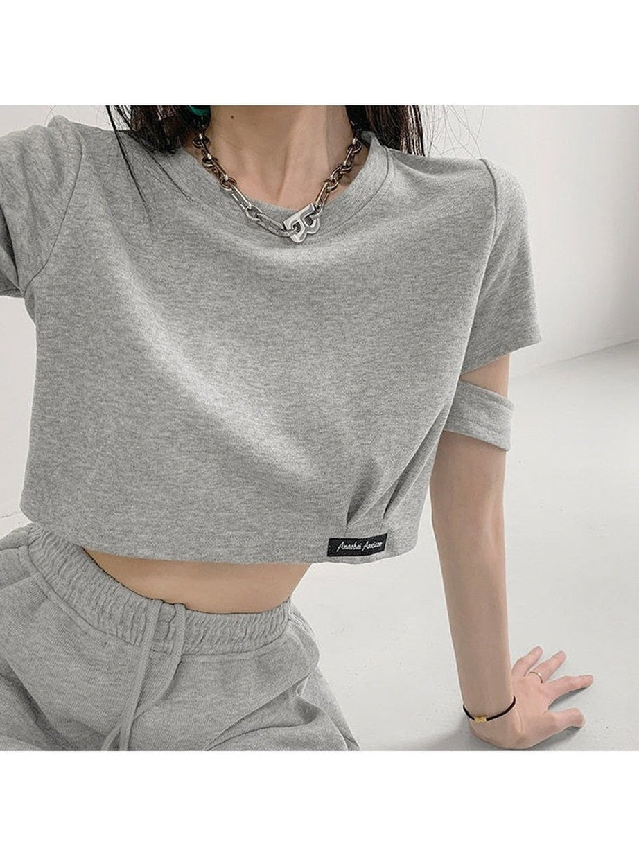 Y2k Clean Girl Summer Crop Top